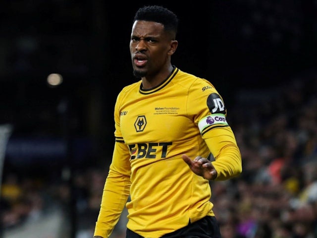 Nelson Semedo de Wolverhampton Wanderers lors du choc de son équipe contre Everton, le 8 mars 2025