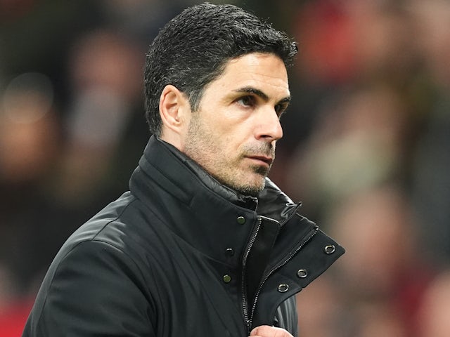 Le manager d'Arsenal Mikel Arteta illustré le 9 mars 2025