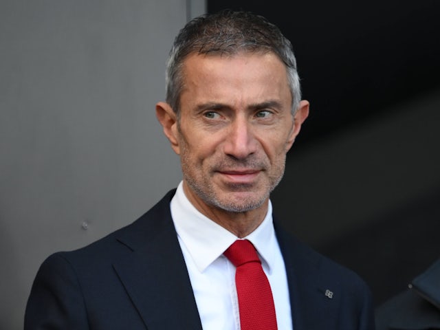 La directrice d'Arsenal Sporting, Andrea Berta, illustrée le 20 avril 2025