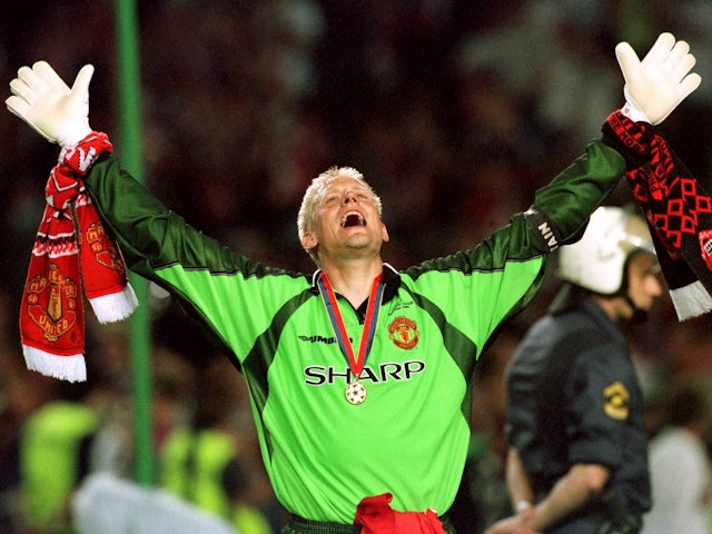 Peter Schmeichel illustré en 1999