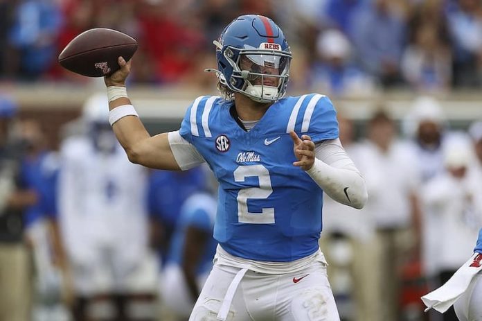 Jaxson Dart Ole Miss pic