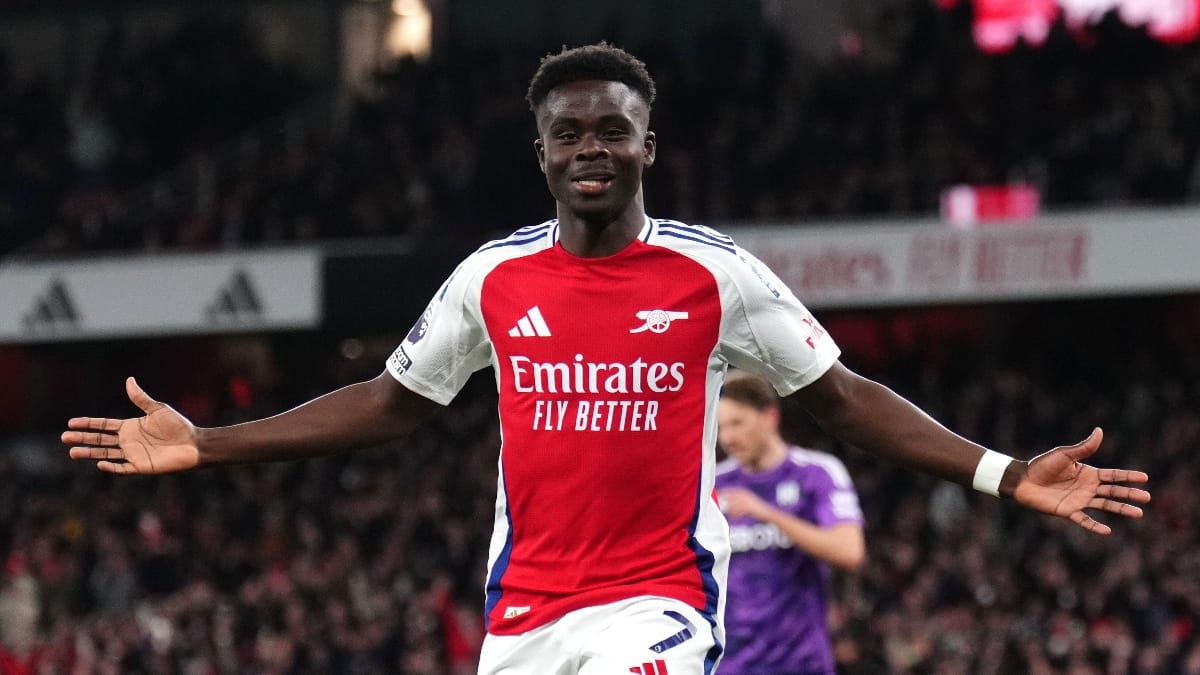 Arsenal winger Bukayo Saka