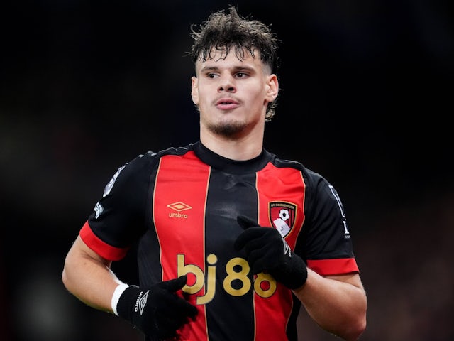 Le défenseur de Bournemouth Milos Kerkez le 5 décembre 2024