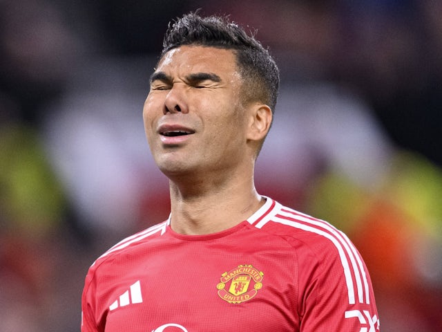 Casemiro de Manchester United le 17 avril 2025