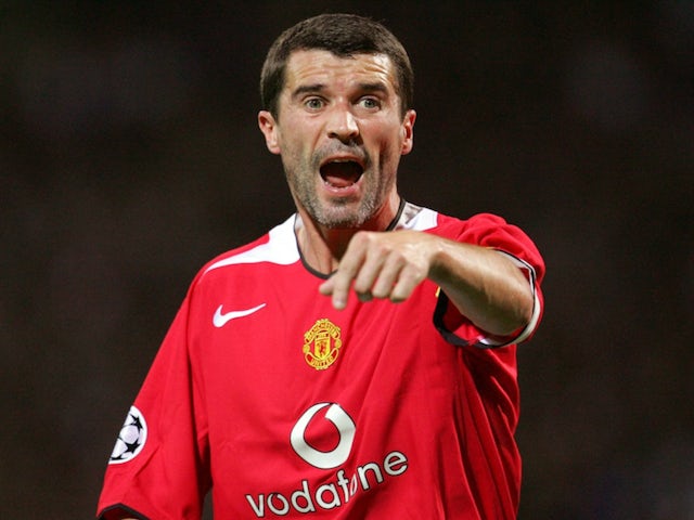Roy Keane en action pour Manchester United le 15 septembre 2024