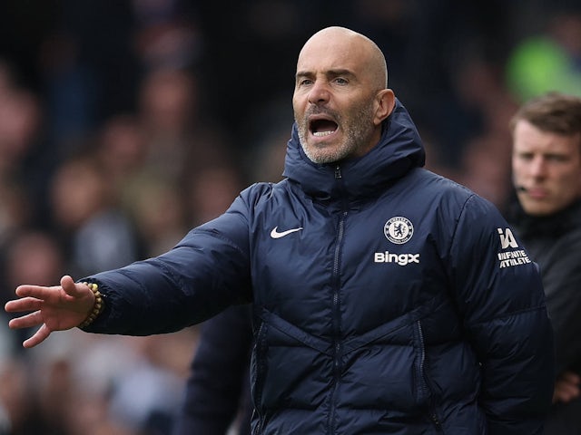 Chelsea Manager Enzo Maresca le 20 avril 2025