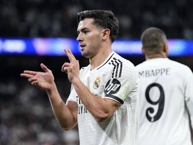 Brahim Diaz célèbre pour le Real Madrid le 4 mars 2025