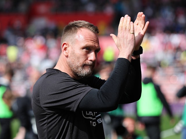 Southampton Manager par intérim Simon Rusk le 12 avril 2025