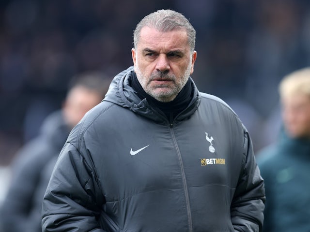 Tottenham Hotspur Manager Ange Postecoglou le 16 mars 2025