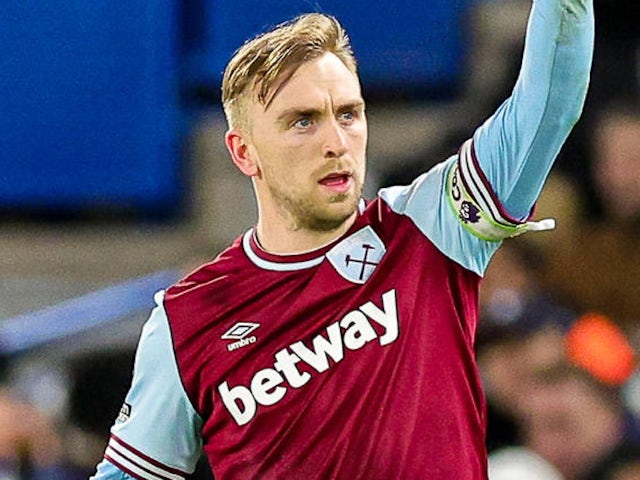 Jarrod Bowen de West Ham United célèbre le score le 3 février 2025