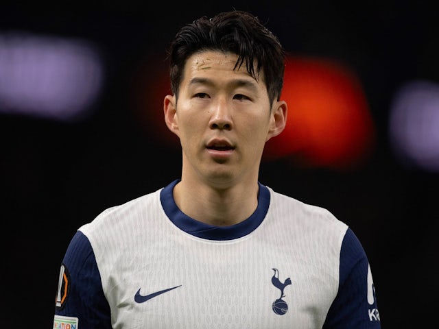 Le fils de Tottenham Hotspur Heung-Min le 13 mars 2025