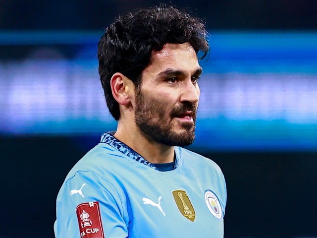 Ilkay Gundogan de Manchester City le 11 janvier 2025