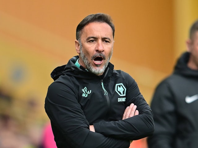 Le directeur des Wolverhampton Wanderers, Vitor Pereira, le 13 avril 2025