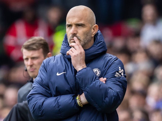 L'entraîneur-chef de Chelsea Enzo Maresca le 20 avril 2025