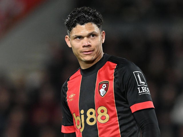 Evanilson de Bournemouth le 14 avril 2025