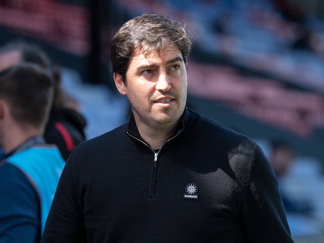 L'entraîneur-chef de Bournemouth, Andoni Iraola, le 19 avril 2025
