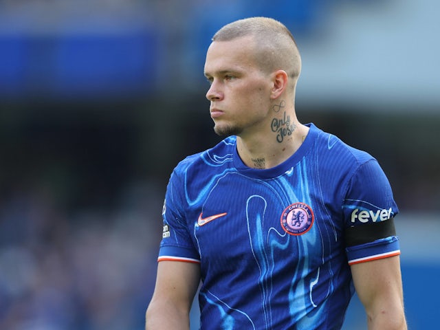 Winger de Chelsea Mykhaylo Mudryk en septembre 2024.