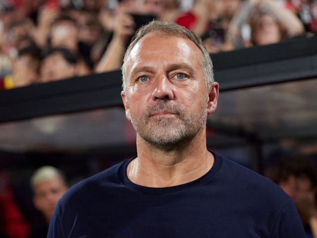 L'entraîneur-chef de Barcelone Hansi Flick le 27 août 2024