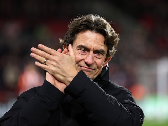 Le directeur de Brentford Thomas Frank le 26 février 2025