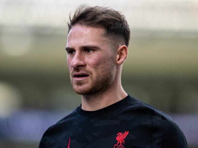 Alexis Mac Allister de Liverpool illustré le 5 octobre 2024