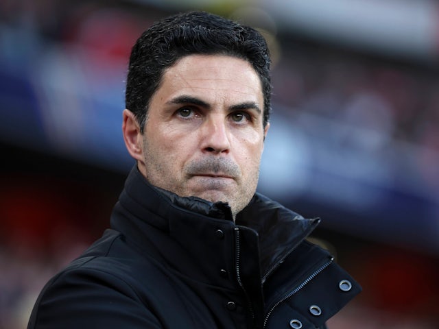 Le manager d'Arsenal Mikel Arteta illustré le 29 avril 2025