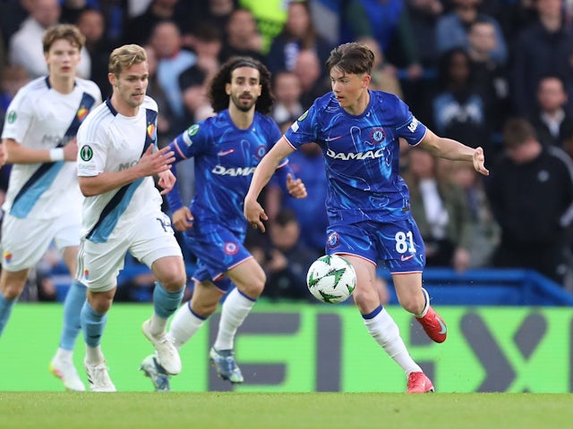 Reggie Walsh de Chelsea en action le 8 mai 2025