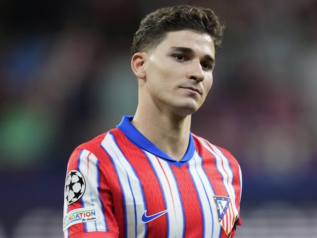 L'attaquant de l'Atletico Madrid Julian Alvarez le 19 septembre 2024