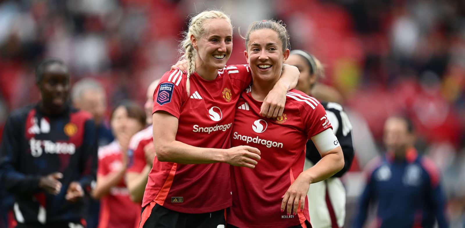 MAN UNITED Women Duo Maya Le Tissier et Millie Turner Laud Laud Team Spirit After Champions League Qualification - Man United News and Transfer News