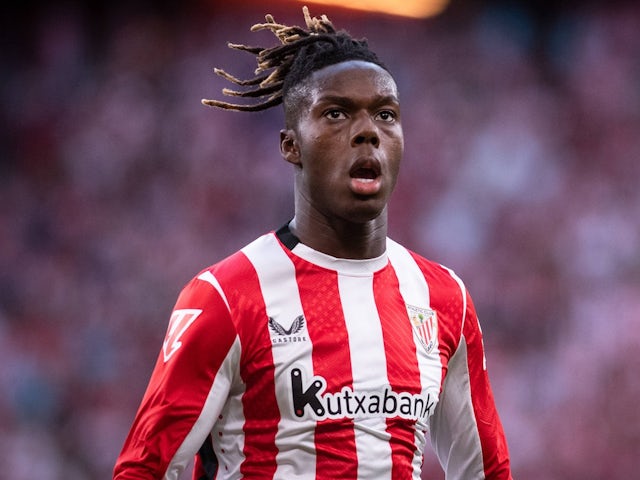 Nico Williams de Bilbao athlétique le 15 août 2024