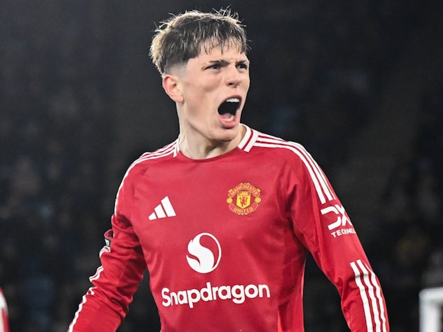 Alejandro Garnacho de Manchester United le 16 mars 2025