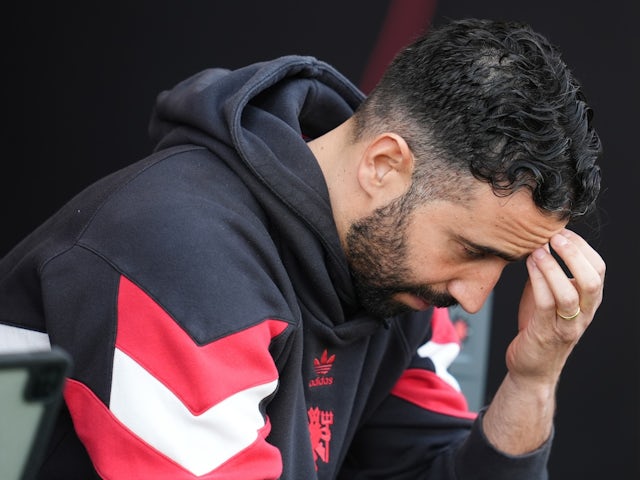 L'entraîneur-chef de Manchester United Ruben Amorim le 27 avril 2025