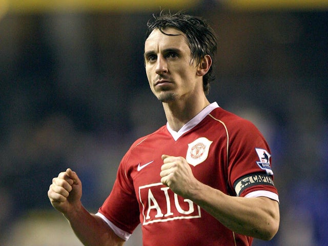 Gary Neville sur la photo en 2007