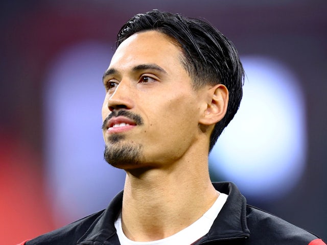 Tijjani Reijnders de l'AC Milan le 9 mai 2025
