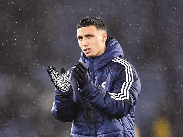 Le meneur de jeu de Leicester City Bilal El Khannous en décembre 2024.