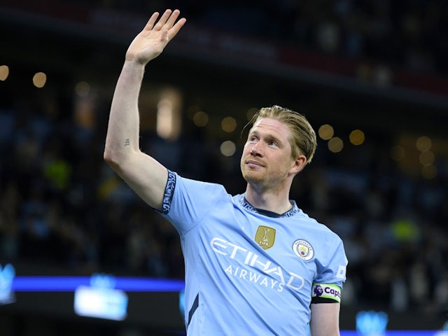 Kevin de Bruyne de Manchester City le 20 mai 2025