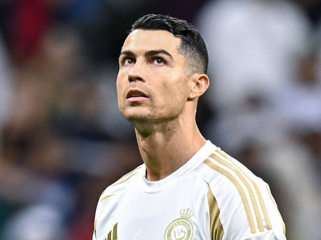 Cristiano Ronaldo d'Al-Nassr réagit le 25 novembre 2024