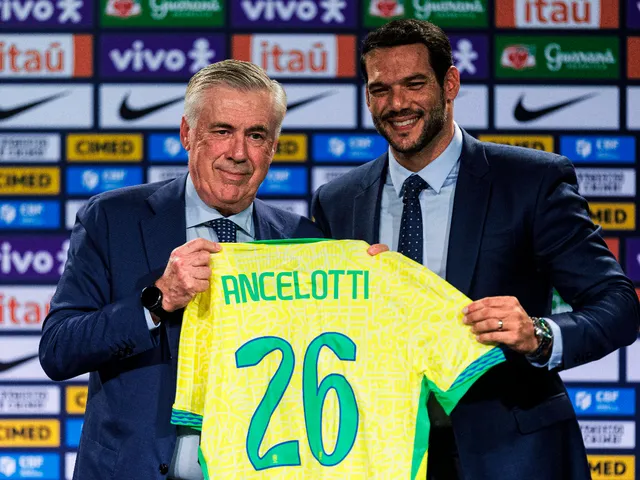 Carlo Ancelotti est dévoilé comme nouveau manager du Brésil le 26 mai 2025