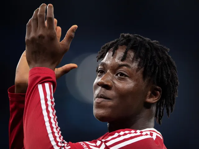 Kobbie Mainoo de Manchester United le 19 décembre 2024