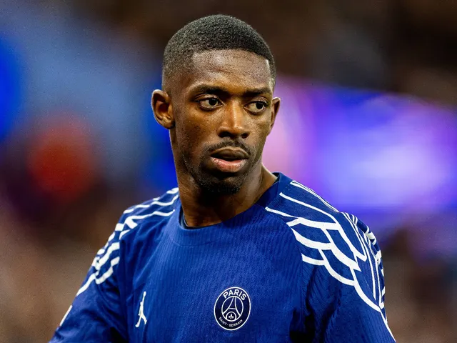 Ousmane Dembele de Paris Saint-Germain illustré le 15 avril 2025
