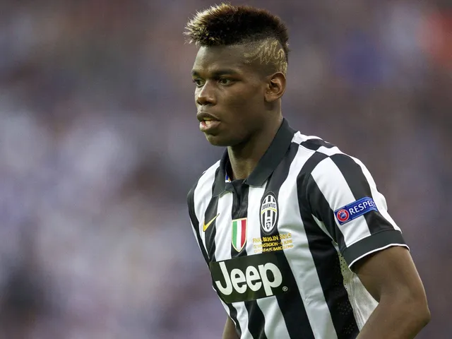 Paul Pogba en action pour la Juventus en 2015