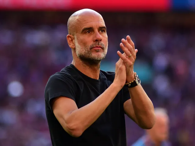 Le directeur de Manchester City, Pep Guardiola, illustré le 17 mai 2025