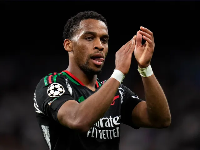 Jurrien Timber d'Arsenal illustré le 16 avril 2025