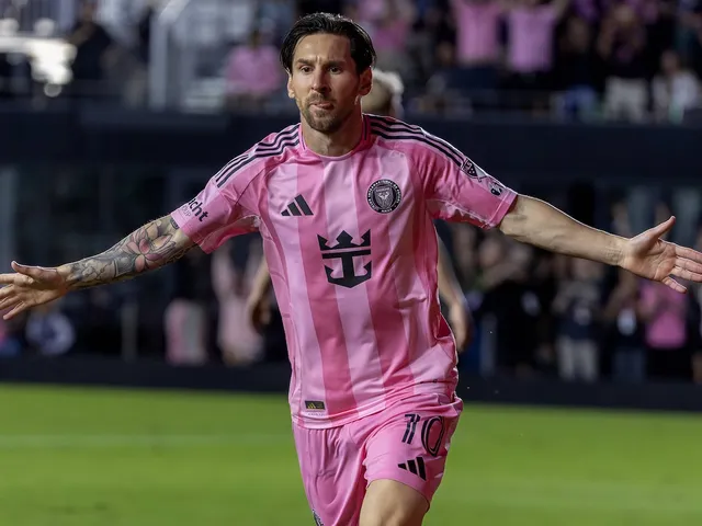 Lionel Messi d'Inter Miami illustré le 28 mars 2025