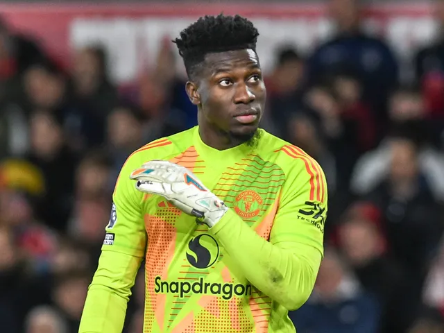Andre Onana de Manchester United le 1er avril 2025