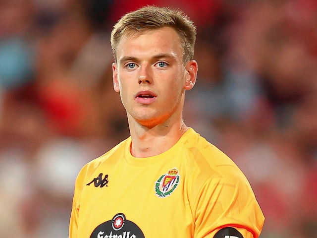 Karl Hein en action pour le vrai Valladolid le 24 septembre 2024