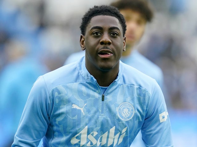 Divin Mubama de Manchester City le 26 décembre 2024