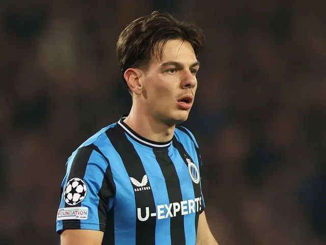 Ardon Jashari du Club Brugge le 4 mars 2025