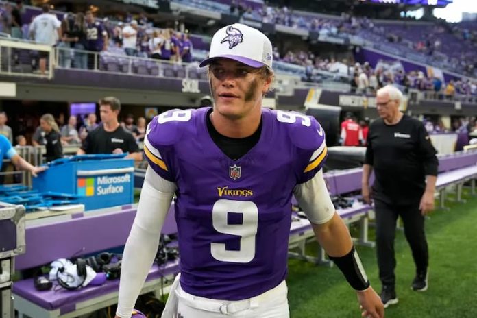 J.J. McCarthy Vikings pic