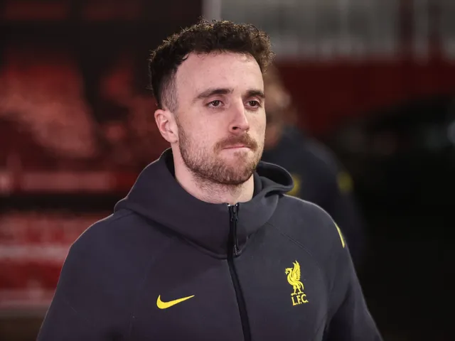 Diogo Jota de Liverpool illustré le 14 janvier 2025