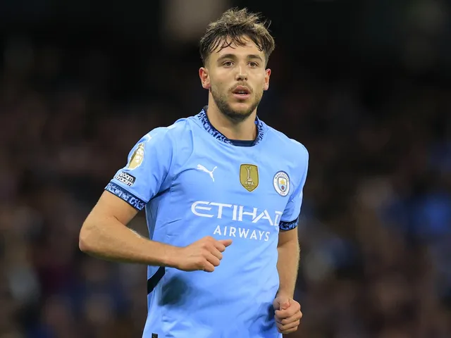 Nico Gonzalez de Manchester City le 2 avril 2025